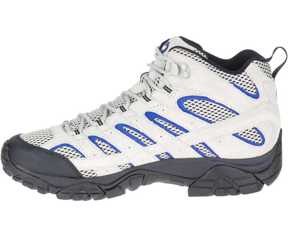 Merrell Hiking Boots White - Moab 2 Mid Ventilator X Outdoor Voices - Mens 68DELIBOM